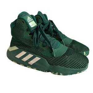 Adidas Dark Green Pro Bounce 2019 Athletic Sneakers Shoes Men’s 7 / Women’s 8